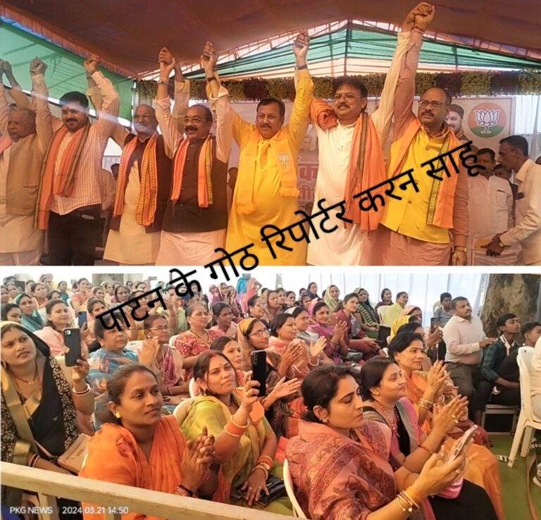 पाटन में हुआ भाजपा कार्यकर्ता का सम्मेलन उप मुख्यमंत्री अरुण साव हुए शामिल पाटन में हुआ भाजपा कार्यकर्ता का सम्मेलन उप मुख्यमंत्री अरुण साव हुए शामिल