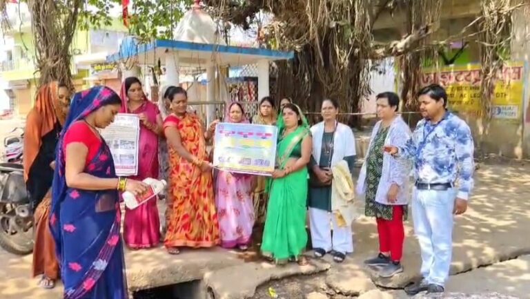 आयुष्मान आरोग्य मंदिर चरोदा द्वारा पर्यावरण दिवस पर वृक्षारोपण कर दिया, डेंगू से बचाव के संदेश