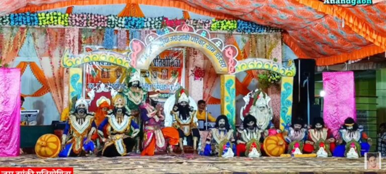 नवरात्रि महोत्सव के पावन पर्व पर सांकरा में जस झांकी की भव्य प्रस्तुति 10 अक्टूबर को