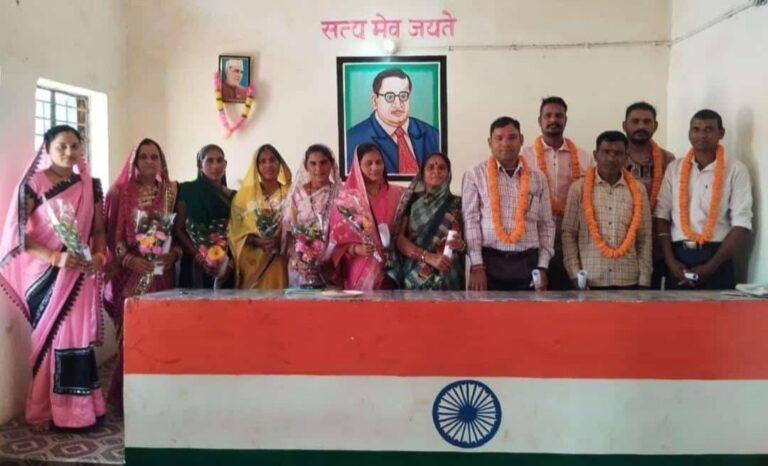 सैनिक ग्राम में नव निर्वाचित सरपंच दिनेश कुमार ठाकुर ने अपने पंचों के साथ लिया ग्राम विकास के लिए शपथ