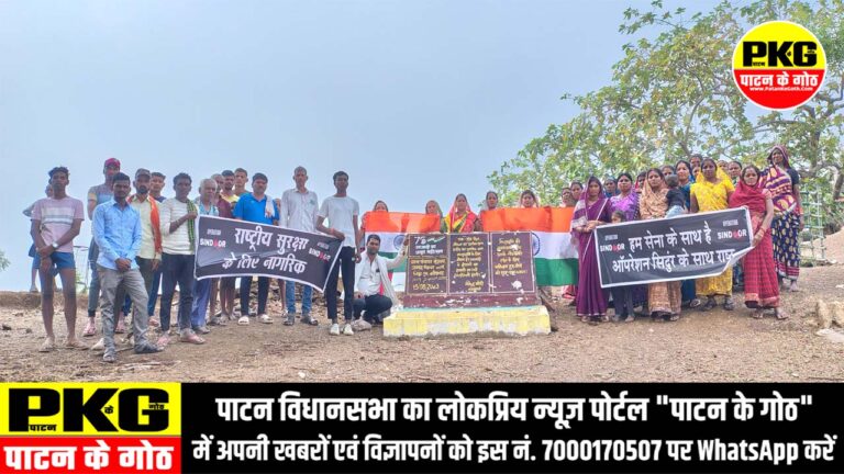 ग्राम पंचायत मुड़पार में निकाला गया तिरंगा यात्रा
