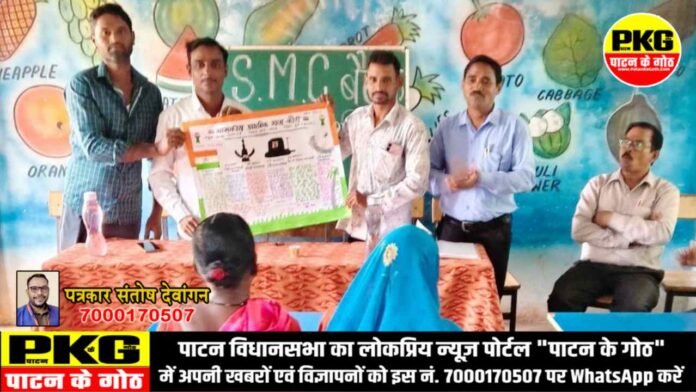 शासकीय प्राथमिक शाला कौही में आयोजित SMC बैठक में बच्चों के शिक्षा गुणवत्ता पर फोकस